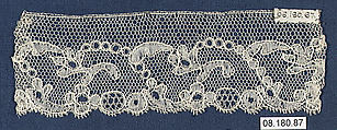 Fragment, Bobbin lace, British, Chinnor, Oxfordshire
