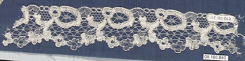 Piece, Bobbin lace, German, Saxony