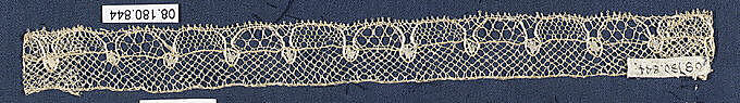 Piece, Bobbin lace, Austrian, Vienna