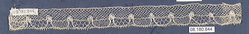 Piece, Bobbin lace, Austrian, Vienna