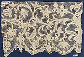 Fragment, Bobbin lace, Milanese lace, Italian