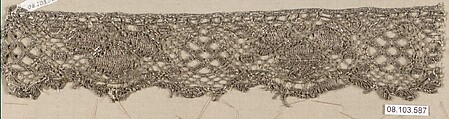 Piece, Bobbin lace, French