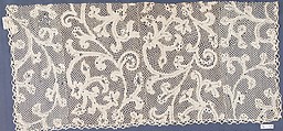 Fragment, Bobbin lace, Milanese lace, Flemish