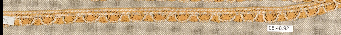 Insertion, Cotton, bobbin lace, Hungarian-Slovak