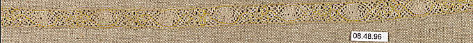 Insertion, Silk, bobbin lace, Hungarian-Slovak