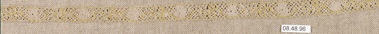 Insertion, Silk, bobbin lace, Hungarian-Slovak