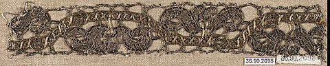 Piece, Bobbin lace, possibly French