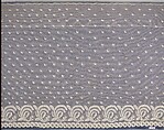 Veil, Bobbin lace, British, Buckinghamshire