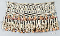 Fringe, Silk and beads, European