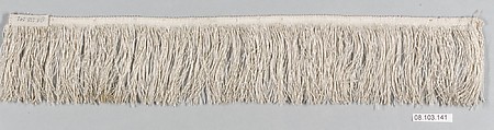 Fringe, Silk, probably European