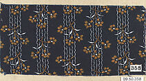 Piece (one of 116), Cotton, German