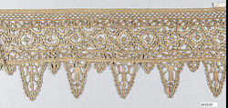 Border, Needle lace, reticello, punto in aria, Italian