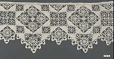 Edging, Cutwork, reticello, punto in aria, linen, Italian