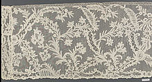 Border, Needle lace, Italian, Burano