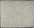 Flounce, Drawnwork, possibly Danish