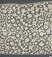 Flounce, Needle lace, Point plat, Italian, Venice