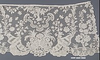 Flounce, Needle lace, French