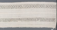 Border, Drawnwork, linen, Greek