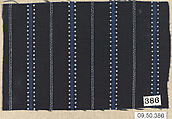 Piece (one of 116), Cotton, German