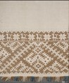 Border, Linen, drawnwork, Spanish