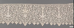 Flounce, Needle lace, French