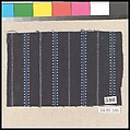 Piece (one of 116), Cotton, German