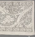 Border (in two pieces), Drawnwork, Italian