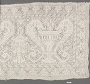 Panel, Embroidered net, Spanish or Moroccan