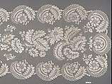 Silk bobbin lace scarf, Bobbin lace, Spanish