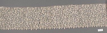 Border, Needle lace, Italian, Venice