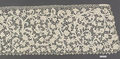 Border, Needle lace, Italian, Venice
