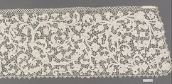 Border, Needle lace, Italian, Venice