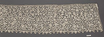 Border, Needle lace, Italian, Venice