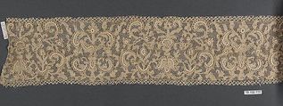 Fragment, Needle lace, Italian, Venice