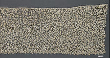 Flounce, Needle lace, Italian