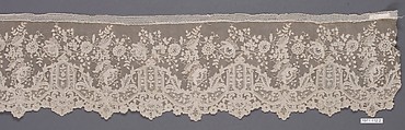 Border, Needle lace, point d’Alençon, French