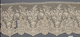 Border, Needle lace, point d’Alençon, French