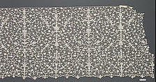 Part of a flounce, Needle lace, possibly French