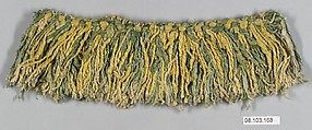 Fringe, Cotton, probably European