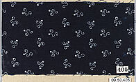 Piece (one of 116), Cotton, German