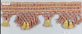 Fringe, Cotton, probably European