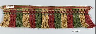Fringe, Silk, probably European