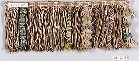 Fringe, Cotton, probably European