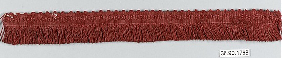 Fringe, Silk, probably European