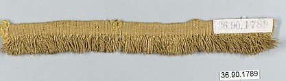 Fringe, Silk, Unknown