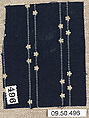 Piece (one of 13), Cotton, German