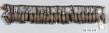 Fringe, Silk and beads, European