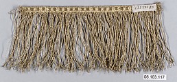 Fringe, Metal thread, probably European
