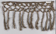 Fringe, Metal thread, probably European