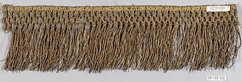 Fringe, Metal thread, probably European